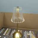 8 Pcs Cordless Table Lamp Rechargeable Touch Lamp, Gold Flower
Alloy & Acrylic, 4.9x11.8 Inch, 1800mAh Battery, USB Charging, 3 color Touch Dimming, Bedroom Living Room Decoration