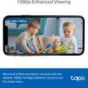 Tapo 1080P Indoor Wired Security Camera - Works as a Baby Monitor & Pet Camera, Motion Detection, 2-Way Audio, Siren, Night Vision, Subscription-Free Local Storage or Optional Cloud, C101
