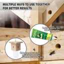 1 PCS Wood Carpenter Bee Trap for Outside - Best Bee Trap - Nature Hanging Carpenter Bee Traps Plastic Jar Outdoor - Insect Traps