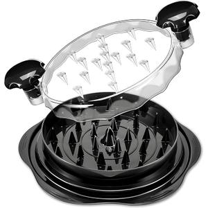 Large Chicken Shredder Tool Twist | 10 Manual Kitchen Meat Shredder Machine & Chicken Breast Grinder for Ground Food | BPA Free | Strong Anti-Slip Base  Works with Pork, Beef, Chicken Large Chicken Shredder Tool Twist | 10 Manual Kitchen Meat Shredder Machine & Chicken Breast Grinder for Ground Food | BPA Free | Strong Anti-Slip Base  Works with Pork, Beef, Chicken