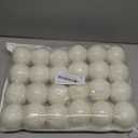 24 Pcs White Foam Stress Ball Squeeze Stress Relief Balls for Kids and Adults Hand Exercise Sensory Relief Toys for Anxiety ADHD Autism White
