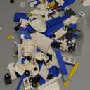 516 Pcs City Passenger Airplane Building Set, 6 IN1 Plane Building Blocks Toys, STEM Aircraft Bricks with Shuttle Bus, Baggage Truck,Airplanes Model Toys Gifts for Adults Boys Girls Age 6-12+