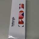 Satanga 5Pack Edge Finger Pull for Cabinets Kitchen Concealed Aluminum Flat Hidden Bar Pulls Drawer Pulls Easy to Install 4.72inch 120mm Overall Length Brushed Brass