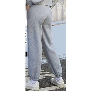 Women's Casual Fleece Sweatpants High Waisted Cinch Bottom Lounge Baggy Joggers Pants M