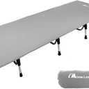 MOON LENCE Folding Camping Cot Outdoor Camping Bed Portable with Carry Bag Camp Cots for Adults for Hiking Backpacking Car Camping Outdoor Indoor Beach Use