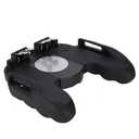 EBTOOLS Gamepad for Smartphone, Games Mobile Controller with Back Shoot, Black Wired Joystick Cooling Fan Dissipation Gamepad with Silicone Pad [video game]
