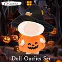 2 x 17cm Doll Clothes,15cm Dolls Outfit Set,Accessories for Dolls,Stylish Clothes Set Dress Up (No Doll) (Orange Clothes)