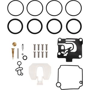 Carburetor Carb Repair Rebuild Kit for Yamaha Outboard 4 Stroke F50-T50hp 2001-2004 with Gasket + Jet + O-ring For Boat Motor 62Y-W0093-11-00 62Y-W0093-10-00