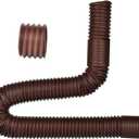 6.6ft Extra Flexible Pipe for POLARDAYS 3 inches Downspout Extender Pipe, Inside Diameter 2.6 inches and Outside Diameter 3 inches,Drain Downspout Extender,Gutter Connector Rainwater Drainage