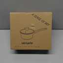 SENSARTE Nonstick Saucepan with Lid, 1.5 Quarts Small Pot with Swiss Granite Coating, Stay-cool Handle, Multipurpose Handy Sauce Pot Small Kitchen Cooking Pot, Induction Comptable, PFOA Free