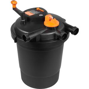 VEVOR Pressurized Biological Pond Filter, Fit Pond Up to 3200 Gallons, with 13W UV-C Light, 2630 GPH, Bio Pond Filter System Filtration Equipment for Fountain Pool, Koi Fish Aquarium Tank Garden Water