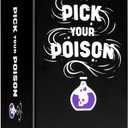 Pick Your Poison Party Game - The What Would You Rather Do? Family Card Game for White Elephant Parties, Stocking Stuffers + Board Games Night with Friends