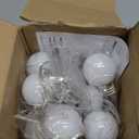 Retisee 2 Pcs Marquee Light String Bulbs13.8 ft Long for Marquee Letters Numbers 3 4 ft Tall Waterproof LED String Light for Indoor Outdoor Wedding Birthday Party Decor