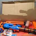 X-Shot Insanity Motorized Rage Fire by ZURU 72 Darts, Air Pocket Technology Darts, Dart Storage, Blasting Power, Auto Feeding Belt, Tripod & Scope, Outdoor Toy for Boys, Girls, Teens, Adults