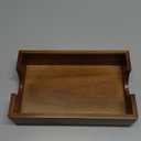 Napkin Holder for Bathroom, Acacia Wooden Guest Towel Holder Tray for Bathroom, Disposable Paper Hand Towel Holder for Bathroom Accessories, Dinner Napkin Holder for Kitchen Table Party