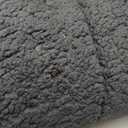 Joydeco Low Profile Dog Crate Mat Reversible Bed Pad, Washable Dog Pad Mat with Ultra Soft Fleece, Compact Design Kennel Beds Mats for Large Medium Small Pets, 35" x 23" Dark Gray