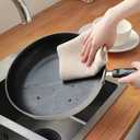 4Pcs Mixed Color Cleaning Cloth Cotton Dishcloth Ultra Soft Absorbent Kitchen Towel Household Cleaning Cloth Kitchen Tools Gadgets Wash Cloth Dish Rag