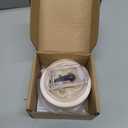 Cup Lid Replacement for 20/30 Oz Stanley Tumbler,Flip Straw Lid with Double Drinking Mouth, Cleaning Brush and Cup Boot Leakproof & Dustproof Cover for Stanley Cup Accessories (Cream, 30/20)