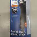 Philips Norelco Shaver 1100 Series, Dry Electric Shaver, 27 Self-Sharpening ComfortCut Blades, 4D Floating Heads, P-Cap, Deep Black, Model S1016/90