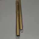 TONIAL Gold Curtain Rods 32 to 58 Inch(2.6 to 4.8 ft), Adjustable Splicing Window Curtains rod, 3/4 Drapery Rods for Windows 20 to 53 Inch, Decorative Single Rod with Modern Cap Finial