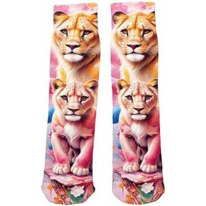 Ao Yee ZGL White Elephant Gifts,Christmas Gag Socks Stocking Stuffers for Animal Lovers Adult Women Men Teens Cat Mom Dog Dad, 2 Pack