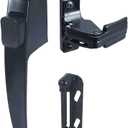 Prime Line K5007 Black Push Bottom Latch