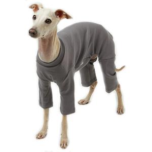 Basic Dog Pajamas Pastel Durable and Elastic Dog Onesie Apparel Outfits Doggie Jammies (Large, Gray)