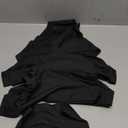 FINETOO 6 Pack Womens Seamless Hipster Underwear No Show Panties Invisibles Briefs Soft Stretch Bikini Underwears XS-XL (Small, Black)