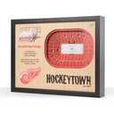 YouTheFan NHL Detroit Red Wings 25-Layer StadiumViews 3D Wall Art - Joe Louis Arena 25.5" x 19.5" x 3.5"