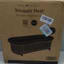 Baby Delight Snuggle Nest Bassinet, Portable Baby Bed, for Infants 0 5 Months, Driftwood Grey