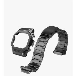 DW5600 Case Band Mod Kit, Stainless Steel Case Bezel Strap Bracelet Compatible with Casio G-Shock DW5600, GW-B5600, GB5600, GWX5600, DW5025/ DW5700/ DW5735/ DW5750