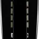 Sangyn Retro Wall Phones for Landline with Mechanical Ringer Corded Telephone Wall Mounted with Indicator Waterproof Old Style Landline Phones for Home Kitchen, Black