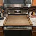 GASHELL Noodle Board Stove Cover with Handles, Multiple Stove Top Cover Board for Electric/Gas Stove Top(Retro Brown), 29.5"L x 22"W