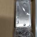 Interior Door Hinges Brushed Nickel 3 Pack Rounded Bedroom Door Hinge Satin Nickel 3.5 x 3.5 inch,5/8 Radius 3 "x 3 " Silver 3 1/2 Inch Door Hinges for RV Trailer Residential Hinges for Wood,Doors