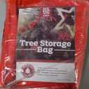 ZOBER 9 Ft Large Christmas Tree Storage Bag - Fits 9 Ft Artificial Trees - Plastic, Waterproof Christmas Tree Bag For Storage Box For Xmas - Strong, Durable Handles - Label Card Slot - Red
