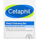 Cetaphil Bar Soap, Deep Cleansing Face and Body Bar, Pack of 1, For Dry to Normal, Sensitive Skin, Soap Free, Hypoallergenic, Paraben Free, Fragrance Free, Removes Makeup, Dirt and Oil