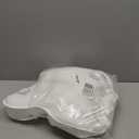 Poemland Extra Thick Large Bath Pillow with Neck,Back,Head Support for Bathtub, Spa, Soaking White(19''x15'')