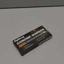 SigWong Metallic Markers, 4Pcs Gold Permanent Chrome Paint, Waterproof and Gloss Chrome Mirror Paint Pens for Model, Repair, Resin, Plastic Painting