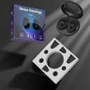 6 x Ear Plugs for Sleeping Noise Cancelling, Soft Reusable Earplugs for Sleep, Silicone Ear Plugs Noise Reduction for Block Snoring/Noise Sensitivity/Travel/Work/Focus - 5 Pairs Ear Tips in S/M/L