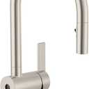 Moen Spot Resist Stainless Cia Motionsense Wave Sensor Touchless One Handle Pulldown Kitchen Faucet Featuring Power Clean, Includes Optional Chrome Accents, 7622EWSRS