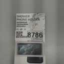 URROY Shower Phone Holder Waterproof, 360 Rotation Shower Phone Case, Anti-Fog High Sensitivity Universal Cover Mount Stand for Bathroom Wall Mirror Bathtub Kitchen, Gift for Men Women (White)