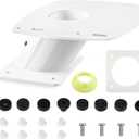 APT-F-150-01 Aluminum Radar Mount 6" Forward Leaning Compatible with Garmin Raymarine Simrad Radomes