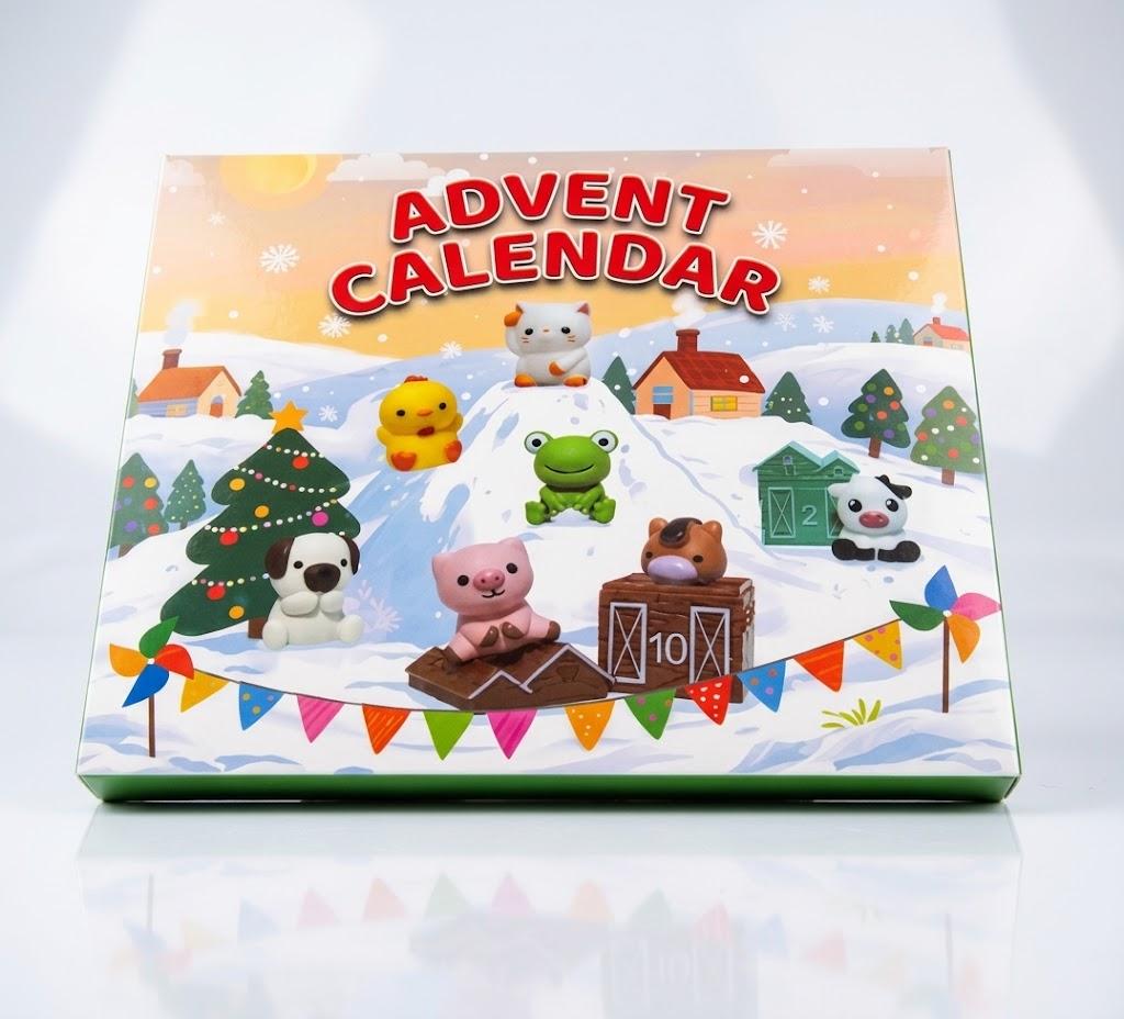 Advent Calendar 2026 Animals Toys for Toddler Baby 1-3 Christmas Finger Puppets 12 Box House and Animals Montessori Educational Preschool for Boys and Girls Gifts