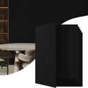 6 Pack Acoustic Wall Panels, 47.2" X 23.6" Sound Absorbing Panels, Decorative Sound Proof Panels for Office, Studio, Home Theatre - Black