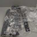 VICERII Clothing Rack, 55.51 Inch Heavy Duty Clothes Rack Rolling Garment Rack with Wheels and Bottom Shelf, 130LB Capacity Clothes Racks for Hanging Clothes, Coats, Shirts, Sweaters, Skirts, Black (Single)