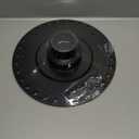 Shower Drain Kit 4 Inch Stainless Steel Grate with Vertical ABS 2 Inch Flange for Schluter Systems Kerdi Drain - Brushed Nickel