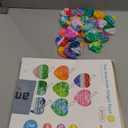 Pop Fidget Toys Bulk Its Valentines Day Gifts for Kids Classroom 30 Pack Valentine Party Favors for Kids Mini Pop Heart Keychain It Fidgets for Classroom Prizes Exchange Birthday Goodie Bag Stuffers