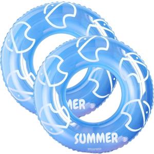 32" Pool Float for Adult-3 PCS Inflatable Pool Float Tube-Summer Swimming Raft for Adults Luau Pool Floats-Hawaiian Swimming Rings - Inflatable Tubes Floaties for Pool Party (Medium)