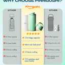 22oz Breast Milk Cooler Bottle for Travel & Outdoor Use, Portable Breastmilk Chiller with 24-Hour 360 Cooling, Larger Capacity with 2 Baby Bottles for Breast Milk Storage