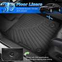 CARTIST Floor Mats for Honda Accord 2023-2026 2027(Gasoline & Hybrid), All Weather Floor Mats & Cargo Liner for Accord Accessories, Heavy Duty, Anti-Slip